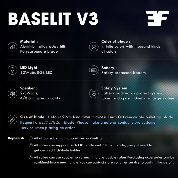 Baylan Lightsaber - Model BS-V3