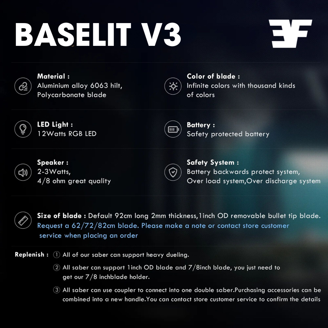 Baylan Weathered Lightsaber - Model BSW-V3